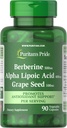 Πουριτάν's Pride Berberine, Alpha Lipoic Acid & Grape Seed, Προωθεί Αντιοξειδωτική Υποστήριξη, 90 κάψουλες λαχανικών