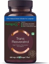 Pure Trans Resveratrol 500 mg με Bio Perine Anti Aging Skin Care Antioxidant Supplement for Heart Health & Daily Immune Support 30 Veg Capses 
