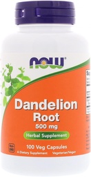 NOW Dandelion Root 500mg, 100 κάψουλες (πακέτο των 3)