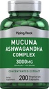 Piping Rock Mucuna Ashwagandha 3000mg 