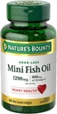Fish Oil 1290 mg, Mini Odorless Softgels, 2 φιάλες (90 κόμης)