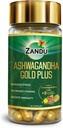 Zandu Ashwagandha Gold Plus, Made with Gold, Ashwagandha, Safed Musli, Shilajit & Other Ayurvedic Ingredients, Helps to Boost Stamina, Strengthens Immunity, 60 Caps