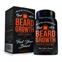 The Manskape Co Beard Growth Vitamins for Men by Wild Willies - Φυσικά ταχύτερη ανάπτυξη μαλλιών - 60 κάψουλες με βιοτίνη - Καλλιεργήστε ένα Thicker, Fuller Beard και μουστάκι Σήμερα