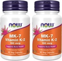 Τώρα Τρόφιμα Βιταμίνη K-2 (MK7) Κάψουλες Veg, 100 mcg, 60 Count, Pack of 2