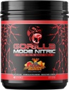 Gorilla Mind - Gorilla Mode Nitric Upgraded Simulant Free Pre-Wortout – Καλύτερη γεύση και πιο αποτελεσματική διεγερτική Δωρεάν προ-εργάσιμες/βοηθητικές αντλίες · αγγειοδιαστολή · Power / 768 Grams (Volcano Burst)