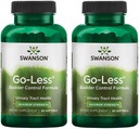 Swanson Go-Less Bladder Control Formula - Προωθεί την ουρική Φυλλαδική Υγεία και Υγιεινή Βλάψη Υποστήριξη - Φυσικό συμπλήρωμα για ενήλικες με εκχύλισμα κολοκύθας - (90 Softgels) 2 Pack