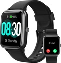 GRV Smart Watch for iOS and Android Phones (Answer/Make Calls), Watches for Men Women IP68 Waterproof Smartwatch Fitness Tracker Watch with Heart Rate/Sleep Monitor Steps Calories Counter (Black)