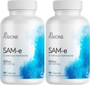 Έγχυση Αμιγής SAM-e 800mg 90 Καψάκια λαχανικών (S-adensoyl-methionine) Επιπλέον δύναμη Χωρίς γλουτένη Μη ΓΤΟ (2)
