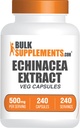 BulkSupplements.com Echinacea Extract Κάψουλες - Echinacea συμπλήρωμα, Echinacea κάψουλες 500mg - Ανοσολογική υποστήριξη, χωρίς γλουτένη, 1 καψάκιο ανά υπηρεσία, 240 κάψουλες (πακέτο του 1)