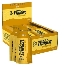 Honey Stinger Gold Energy Gel, Gluten Free & Caffeine Free, για άσκηση, τρέξιμο και απόδοση, Αθλητική Διατροφή για το σπίτι & Γυμναστήριο, προ και μέση προπόνηση, 24 Πακέτο, 26.4 Ουγγιά