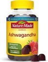 Nature Made Ashwagandha Gummies, Vegan, KSM 66 Ashwagandha για την υποστήριξη του στρες, 60 κόμης, 30 ημέρες εφοδιασμού