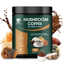 Lukaree Mushroom Coffee 14 in 1 Instant Mushroom Coffee Arabica Coffee Mushroom Powder with Lion's Mane, Reishi, Chaga, Cordyceps, Shiitake, Maitake, Turkey Tail for Focus Energy Immunity 8 oz (227g)