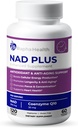 NAD | Advanced Energy & Anti-Aging Formula | with NAD and Coenzyme Q10 | Supports Heart & Cognitive Health | 120 Capsules - 60 Day Supply