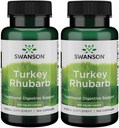Swanson Turkey Rhubarb - Herbal Supplement for Digestive Health - Natural Formula - (100 Capsules, 500mg Each) (2 Pack)