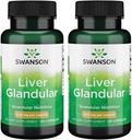 Swanson Liver Glandular 500 Milligrams 60 Καψάκια (2 Συσκευασία)