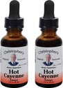 Christopher's Original Formulas Hot Cayenne Extract, 1 fl oz - Φυσικό συμπλήρωμα βοτάνων - Συσκευασία των 2