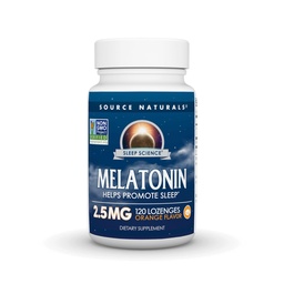 Source Naturals Μελατονίνη 2, 5 mg - 120 Lozenges με γεύση πορτοκάλι