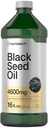 Horbäach Black Seed Oil Liquid | 16oz | 4600mg | Cold Pressed Nigella Sativa Supplement | with Omega 6 & 9 | Vegetarian, Non-GMO, Gluten Free, and Solvent Free Formula