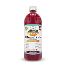 Maximum Living MineralRich Minerals Supplement with Aloe - Υγρό μείγμα βιταμινών και ιχνοστοιχείων - 32 oz
