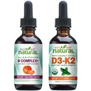 Why Not Natural Vitamin B Complex and Organic Vitamin D3K2 Liquid Drops