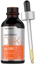 Horbäach Vitamin D3 K2 Liquid Drops | with MK7 | 2 Fl Oz | Vegetarian, Non-GMO, Gluten Free Supplement