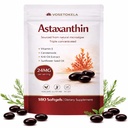 Astaxanthin Supplements, Astaxanthin Antioxidant Capsules, 180 Softgels, 24mg Each, 6 Month Supply, from Microalgae, Gluten-Free, Non-GMO, Supports a Healthy, Balanced Lifestyle