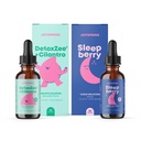 JoySpring DetoxZee Cilantro and SleepBerry Liquid Melatonin Drops for Kids