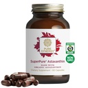 PURE SYNERGY SuperPure Astaxanthin Extract | Organic Astaxanthin from Algae with Sunflower Lecithin | Antioxidant Support for Skin and Eye Health (60 Capsules)