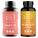 Happy Healthy Hippie Glow for It Astaxanthin Supplement & Pump It Up Lactation Supplement