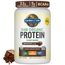 Garden of Life Protein Powder, Vegan Protein Powder, BCAA, Probiotics & Digestive Enzymes, Gluten & Lactose Free, Chocolate, 1.5 LB