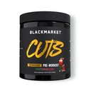BLACKMARKET CUTS Pre Workout - Flavored Energy Powdered Drink Mix for Men & Women, Great for Muscle Definition, Thermogenic, Creatine Free (Watermelon, 30 Servings)