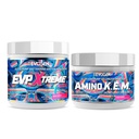 Evogen EVP Xtreme NO Amino K.E.M. Bundle – Pre Workout Powder & EAA/BCAA Pump Volumizer for Muscle Growth, Hydration & Performance | Sour Candy