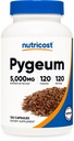 Nutricost Pygeum Extract 120 Capsules for 120 Servings Per Bottle - Vegan, GMO Free and Gluten Free