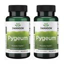 Swanson Pygeum Herbal Supplement for Men Over 40 Seeking Prostate, Bladder, and Urinary Tract Support - 125 mg (100 Capsules, 2 Pack)