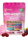 Myo-Inositol & D-Chiro Inositol Gummies with Berberine, Vitamins D3+K2, B12, Folate, Zinc, Magnesium, Ashwagandha, Chasteberry, Bioperine, DIM - 16 in 1 Supplement - Mixed Berry Flavor - 90 Gummies