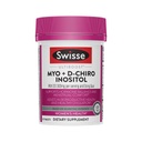 Swisse Ultiboost Myo-Inositol & D-Chiro Inositol Supplement | Hormonal Balance, Ovarian Health & Menstrual Support | 1100mg Myo-Inositol + 300mg DCI with Dong Quai | 30 Tablets