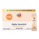 FullWell Alpha Inositol+ Stick Packs - Hormonal, Ovarian & Metabolic Aid - 40:1 Myo-inositol to D-Chiro-inositol - Orange Cream - 60 Count (30 Servings)