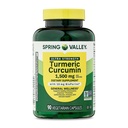Spring Valley Turmeric Curcumin Supplement – Ultra Strength 1,500 mg, 90 Vegetarian Capsules, Supports Joint & General Wellness (Packaging May Vary)