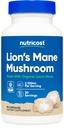 Nutricost Lion's Mane Mushroom Capsules 2100mg, 30 Servings - CCOF Certified Made with Organic, Vegetarian, Gluten Free, 700mg Per Capsule, 90 Capsules