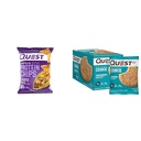 Quest Nutrition Protein Chips & Cookies Bundle - Loaded Taco Tortilla Chips (12 Pack) and Snickerdoodle Cookies (12 Count)