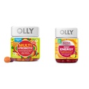 OLLY Multi + Probiotic Adult Multivitamin Gummy, 1 Billion CFUs, Digestive & Extra Strength Daily Energy Gummy, Caffeine Free, 1000mcg Vitamin B12, CoQ10, Goji Berry