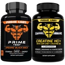 Prime Labs Organic Black Maca Capsules (60 ct) + Creatine HCl Capsules (60 ct)