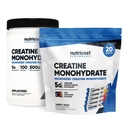 Nutricost Micronized Creatine Monohydrate 500 Grams and 20 Stickpacks (Variety) Bundle