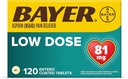 Bayer Aspirin Regimen, Εντερικά Επικαλυμμένα Δισκία 81mg, Πόνος Reliever/ Μειωτής Πυρετού, 120 Αριθμός