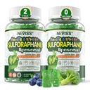 Liposomal Sulforaphane Supplement Gummies for Kids 4+ & Adults, Broccoli Sprouts Extract w/Myrosinase, Glucoraphanin, Quercetin, Omega-3, Vitamin C, E for Antioxidant, Cellular Health, Vegan, 120 Cts