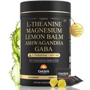L-Theanine 400mg Gummies, L Theanine Supplement for Kids & Adults with Magnesium Glycinate, GABA, Ashwagandha, L'theanine Chewable for Restful Sleep, Stress Support, Relaxation, Calm, 60 Day Supply