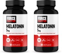 Force Factor Melatonin 5mg, Drug-Free Supplement, Vegan, Non-GMO, 60 Vegetable Capsules (Pack of 2)