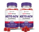 Justified Laboratories Quick Shred Keto ACV Gummies Advanced Formula 1000MG Apple Cider Vinegar Gummies with Ρόδι σε σκόνη και B12 Vegan, Non-GMO 120 Gummys