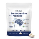 Vitamin B1 Benfotiamine 300mg with R-ALA 600mg & Thiamine - Advanced Nerve Support Supplement with Phosphatidylserine, L-Theanine, Turmeric & Magnesium - Non-GMO, Gluten Free, 240 Capsule