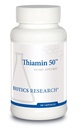 Biotics Research Thiamin 50™ – High Potency Vitamin B1, 50 mg, Energy Production, Metabolic Support, Cardiovascular Health, Brain Health. 90 Capsules